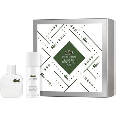 Lacoste, L.12.12 Pour Lui Pure, zestaw: woda toaletowa, spray, 50 ml + dezodorant, spray, 150 ml