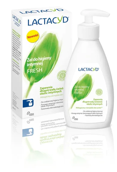 Lactacyd, Fresh, odświeżający żel do higieny intymnej z dozownikiem, 200 ml