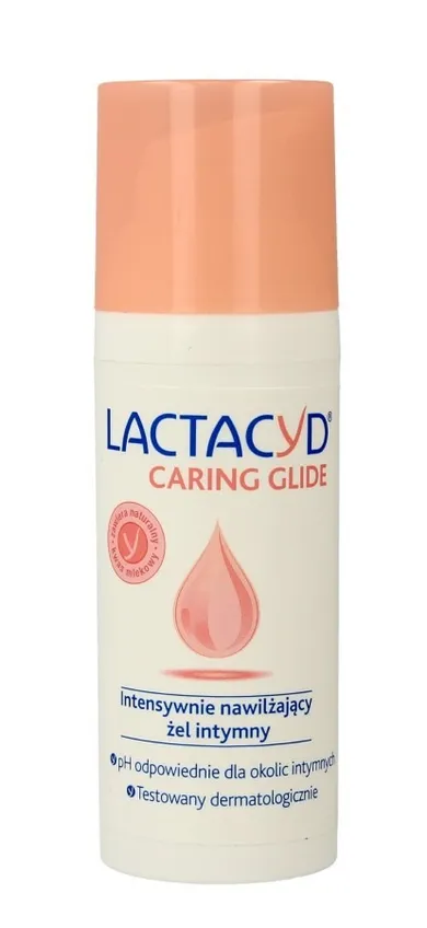 Lactacyd, intensywnie nawilżający żel intymny, Caring Glide, 50 ml