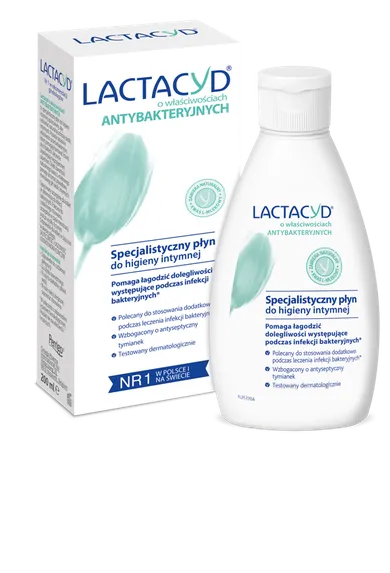 Lactacyd, specjalistyczny płyn do higieny intymnej, antybakteryjny, 200 ml