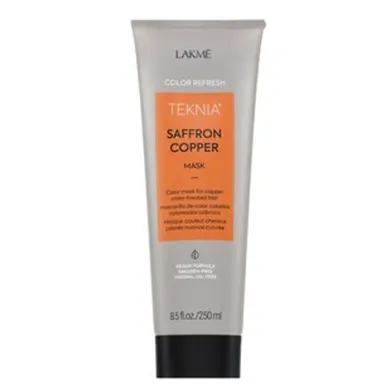 Lakme, Teknia Saffron Copper Mask Refresh, odświeżająca kolor maska do włosów miedzianych, 250 ml