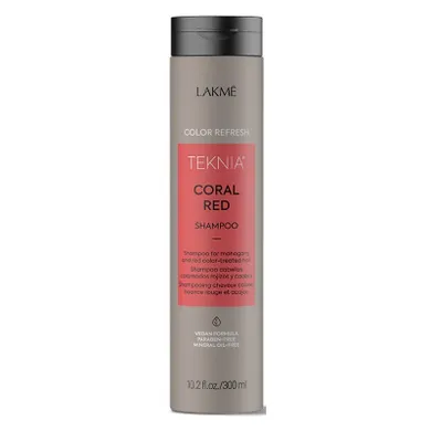 Lakme, Teknia Ultra Red Shampoo Refresh, szampon odświeżający kolor do włosów rudych i mahoniowych, 300 ml