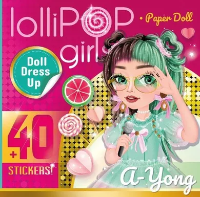 Lalka do wycinania z naklejkami. A-Young