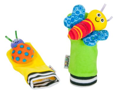 Lamaze, Robaczki, zestaw grzechotek na nóżki, zabawka niemowlęca