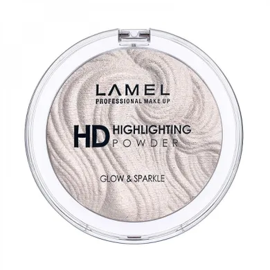 Lamel, Insta, puder rozświetlający do twarzy, hd highlihting glow&sparkle, nr 401, 12g