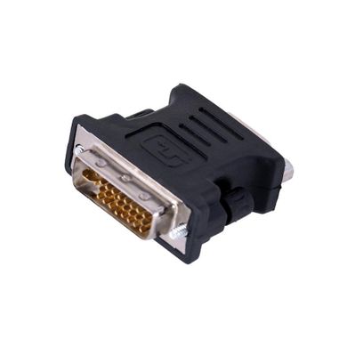 Lanberg, adapter, AD-0012-BK, DVI-I, Dual link M - D-Sub, VGA F, czarny