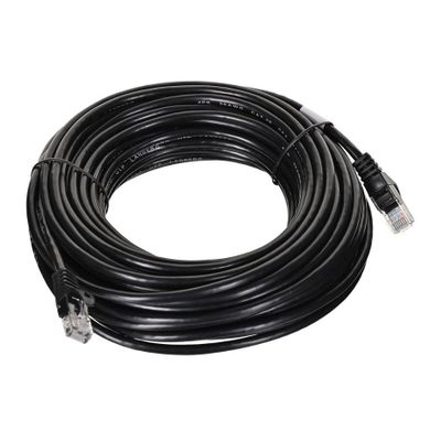 Lanberg, patchcord, kat. 5e, UTP, 15m, czarny