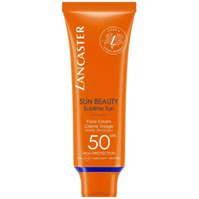 Lancaster, Sun Beauty Face Cream SPF50, ochronny krem do twarzy, 50 ml