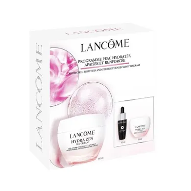 Lancome, Hydra Zen zestaw: żel-krem do twarzy, 50 ml + serum do twarzy, 10 ml + krem na noc, 15 ml