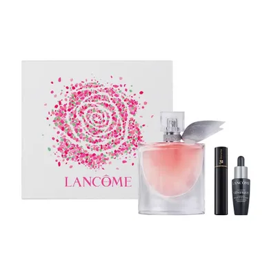 Lancome, La Vie Est Belle, zestaw: woda perfumowana spray, 50 ml + Advanced Genifique Serum, 10 ml + Hypnose, mascara, 2 ml