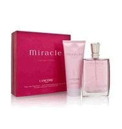 Lancome, Miracle zestaw, zestaw 2w1, woda perfumowana, spray, 50 ml + balsam do ciała, 50 ml