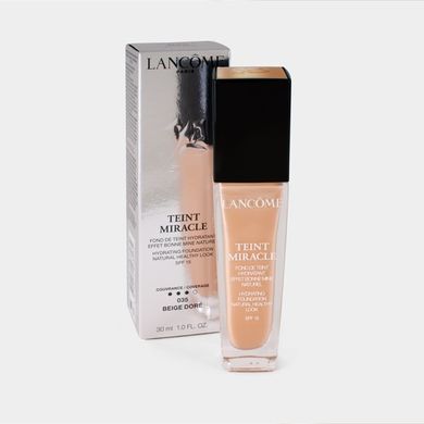 Lancome, Teint Miracle Hydrating Foundation Natural Healthy Look SPF15, podkład rozświetlający 035 Beige Dore, 30 ml