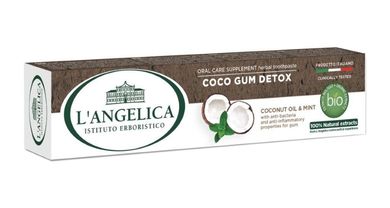 L'Angelica, pasta do zębów, Coco Gum Detox, 75 ml
