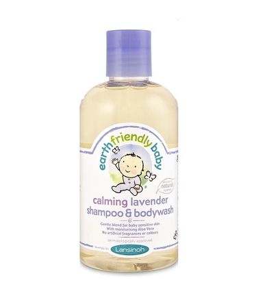 Lansinoh, Earth Friendly Baby, Lawenda, szampon i płyn