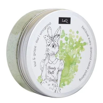 LaQ, Body Scrub&Wash, peeling myjący do ciała, Kiwi i Winogrona, 200 ml