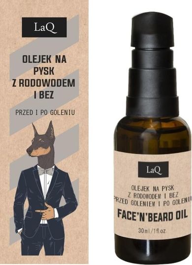 LaQ, Doberman, olejek po goleniu i do brody, 30 ml