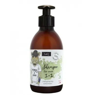 LaQ, dziki szampon dla facetów z ekstraktem z kory dębu, 300 ml
