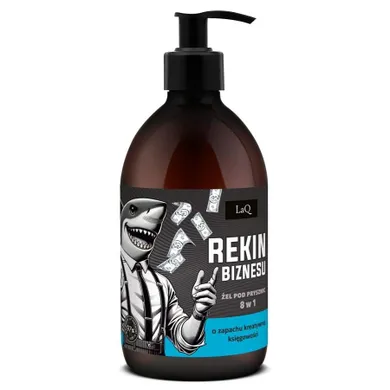 LaQ, żel pod prysznic dla mężczyzn 8w1, Rekin Biznesu, 500 ml