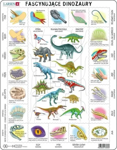 Larsen, Fascynujące Dinozaury PL, układanka
