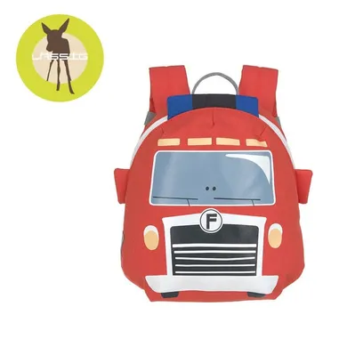 Lassig, Tiny Drivers, plecak dla przedszkolaka, wóz strażacki