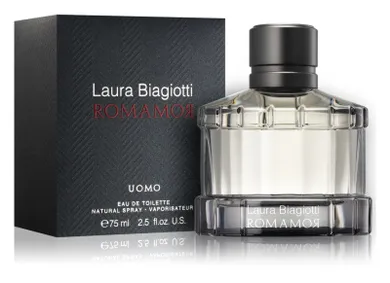 Laura Biagiotti, Romamor Uomo, woda toaletowa, spray, 75 ml