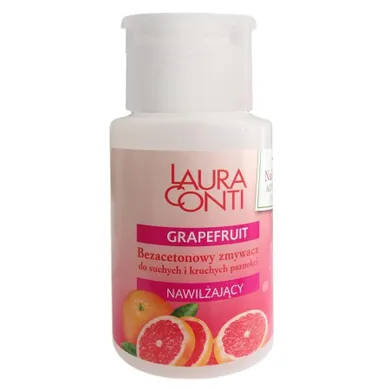 Laura Conti, bezacetonowy zmywacz do paznokci, Grejpfrut, 150 ml