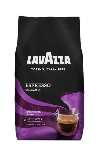 Lavazza, Caffe Espresso Cremoso, kawa ziarnista, 1 kg