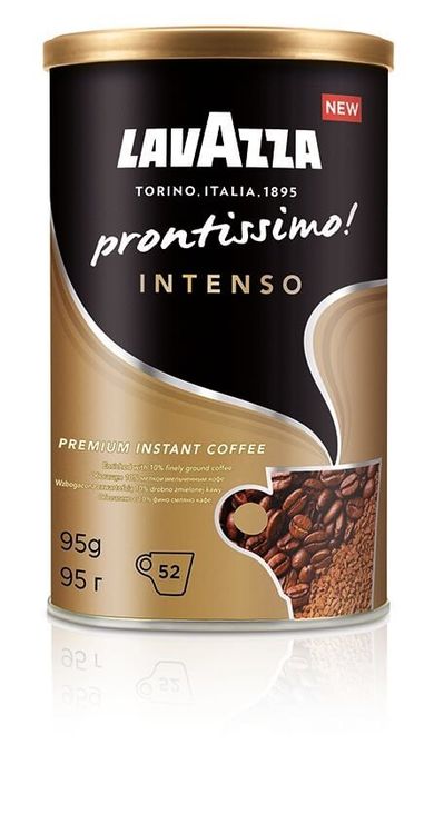 Lavazza, Prontissimo Intenso, kawa rozpuszczalna, puszka, 95 g