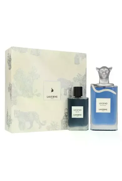 Laverne, Legend, zestaw: woda perfumowana, 100 ml + mgiełka do ciała, 50 ml
