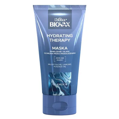 L`biotica, Biovax, Glamour Hydrating Therapy, nawilżająca maska do włosów, 150 ml