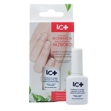 LC+, multifunkcyjna odżywka do kompleksowej odbudowy paznokci po lakierach hybrydowych, 11 ml