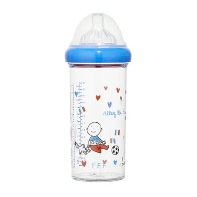Le Biberon Français, butelka ze smoczkiem do karmienia niemowląt, tritanowa, French football federation, 6m+, 360 ml