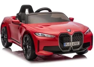 Lean Cars, BMW I4, pojazd na akumulator 4-4, JE1009, czerwony