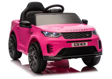 Lean Cars, Land Rover Discovery, pojazd na akumulator, DLS-K06, różowy