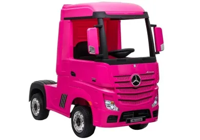 Lean Cars, Mercedes Actros, pojazd zdalnie sterowany, różowy, 4-4