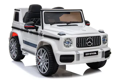 Lean Cars, Mercedes-Benz G63, pojazd na akumulator, biały BBH-0003