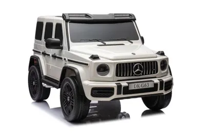 Lean Cars, Mercedes-Benz G63 XXL, pojazd na akumulator 4-4, biały