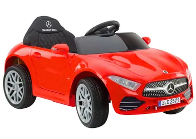 Lean Cars, Mercedes, pojazd na akumulator, KL-1666-1, czerwony