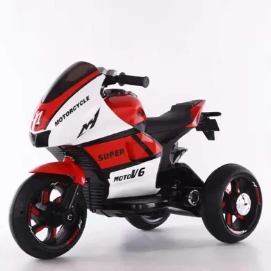 Lean Cars, motor trójkołowy, pojazd na akumulator, HT-5188, czerwony