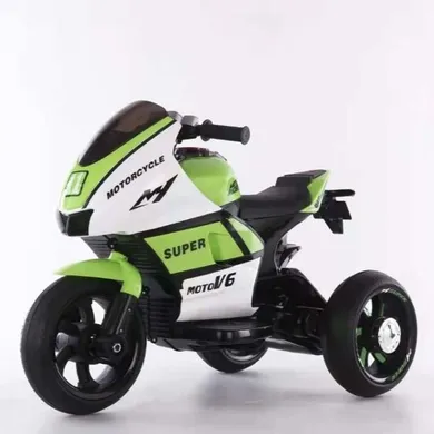 Lean Cars, motor trójkołowy, pojazd na akumulator, HT-5188, zielony