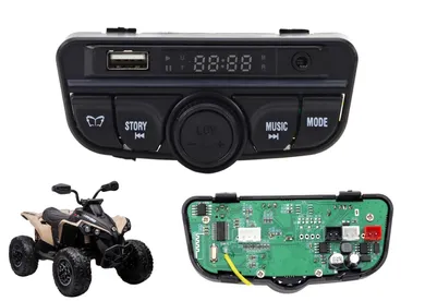 Lean Cars, panel muzyczny do pojazdu na akumulator, 12V DK-CA002