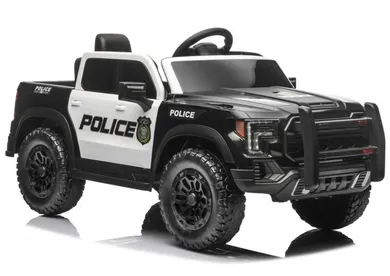 Lean Cars, policja, pojazd na akumulator 4-4, P5, 12V7Ah, czarny