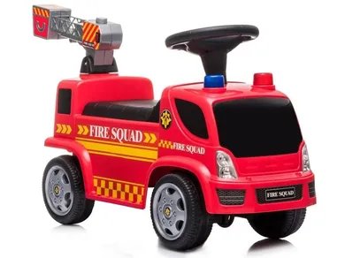 Lean Cars, straż pożarna, jeździk z armatką na bańki mydlane