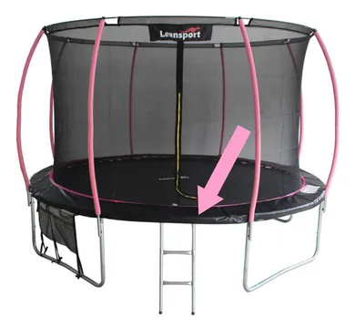 Lean Sport, Max, osłona na sprężyny do trampoliny, 10ft, czarno-różowa