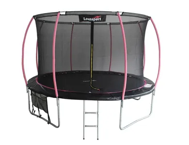 Lean Sport, Max, trampolina, 10ft, czarno-różowa