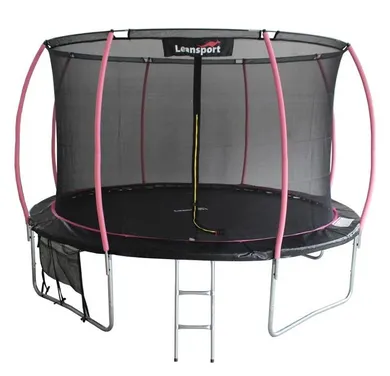 Lean Sport, Max, trampolina, 16ft, czarno-różowa