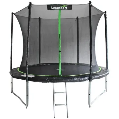Lean Sport, Pro, trampolina, 8ft, czarno-zielona