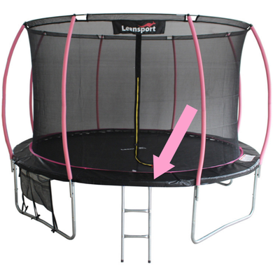 Lean Sport, Sport Max, osłona na sprężyny do trampoliny, czarno-różowa, 16ft