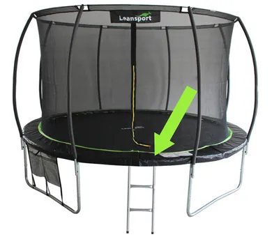 Lean Sport, Sport Max, osłona na sprężyny do trampoliny, czarno-zielona, 487 cm