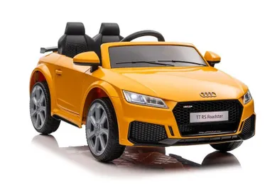 Lean Toys, Audi TT RS, pojazd na akumulator, żółty